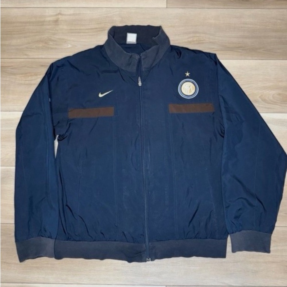 Nike Men's Dark Blue Inter Milan Bomber Jacket